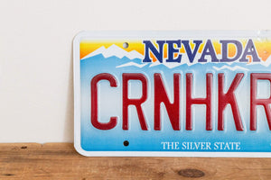 Nebraska Cornhuskers Nevada Auto Tag Wall Hanging Decor or Supply Big Ten - Eagle's Eye Finds