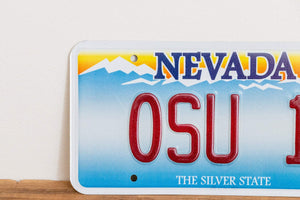 Ohio State University License Plate Nevada Auto Tag Wall Hanging Decor or Supply OSU 1 - Eagle's Eye Finds