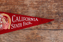 Load image into Gallery viewer, California State Fair Felt Pennant Vintage Red Horse Wall Hanging Decor - Eagle&#39;s Eye Finds
