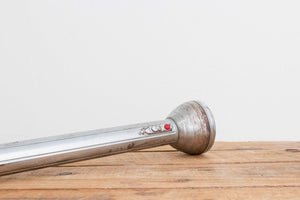 Silver Deville Flashlight | Long and Large Vintage Flashlight - Eagle's Eye Finds