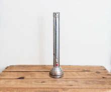 Load image into Gallery viewer, Silver Deville Flashlight | Long and Large Vintage Flashlight - Eagle&#39;s Eye Finds

