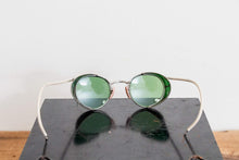 Load image into Gallery viewer, AO Green Safety Glasses Vintage American Optical Industrial Decor - Eagle&#39;s Eye Finds
