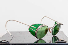 Load image into Gallery viewer, AO Green Safety Glasses Vintage American Optical Industrial Decor - Eagle&#39;s Eye Finds
