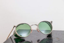 Load image into Gallery viewer, AO Green Safety Glasses Vintage American Optical Industrial Decor - Eagle&#39;s Eye Finds
