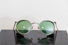 Load image into Gallery viewer, AO Green Safety Glasses Vintage American Optical Industrial Decor - Eagle&#39;s Eye Finds

