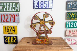 Hercules Ferris Wheel Toy Vintage Chein Tin Litho Windup - Eagle's Eye Finds