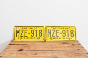 Arizona 1969 Grand Canyon State License Plate Vintage 1972 Wall Hanging Decor - Eagle's Eye Finds