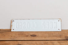 Load image into Gallery viewer, Keep Closed Sign Vintage Embossed Red and White Wall Hanging Decor - Eagle&#39;s Eye Finds
