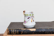 Load image into Gallery viewer, Floral Toothpick Holder Vintage Porcelain Tiny Jug Pitcher - Eagle&#39;s Eye Finds
