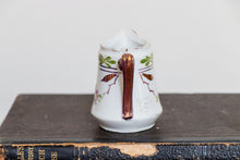 Load image into Gallery viewer, Floral Toothpick Holder Vintage Porcelain Tiny Jug Pitcher - Eagle&#39;s Eye Finds
