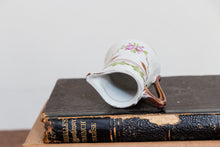 Load image into Gallery viewer, Floral Toothpick Holder Vintage Porcelain Tiny Jug Pitcher - Eagle&#39;s Eye Finds
