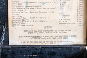 Train First Aid Kit Vintage Canadian National Railway, Grand Trunk Railway - Eagle's Eye Finds