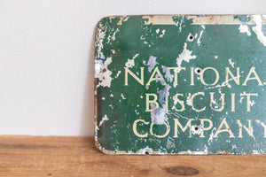 National Biscuit Company Sign Vintage Green Kitchen Wall Decor - Eagle's Eye Finds