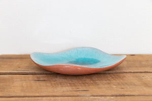 Blue Ceramic Square Dish Vintage Pottery Candy, Ring, or Soap Dish - Eagle's Eye Finds