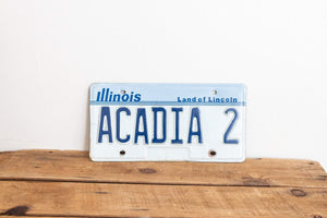 ACADIA 2 Illinois Vanity License Plate Vintage National Park Wall Hanging Decor - Eagle's Eye Finds