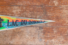 Load image into Gallery viewer, Lac Du Bonnet Manitoba Felt Pennant Vintage Canada Wall Decor - Eagle&#39;s Eye Finds
