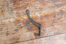 Load image into Gallery viewer, Brass Coat Hook Vintage Wall Architectural Salvage Hardware - Eagle&#39;s Eye Finds
