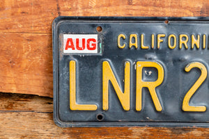 California 1963 1977 License Plate Vintage Wall Hanging Decor - Eagle's Eye Finds