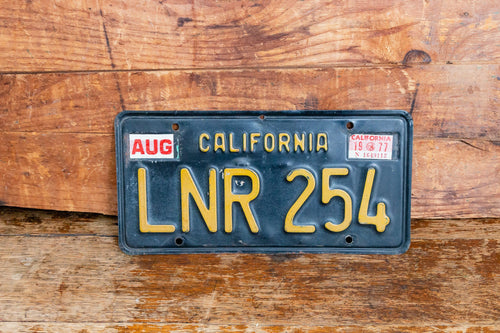 California 1963 1977 License Plate Vintage Wall Hanging Decor - Eagle's Eye Finds