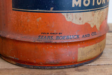 Load image into Gallery viewer, Sears Cross Country Oil Can Vintage 5 Gallon Gas and Oil Collectible - Eagle&#39;s Eye Finds
