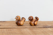 Load image into Gallery viewer, Wooden Duck Figurines Vintage Wood Shelf Decor - Eagle&#39;s Eye Finds
