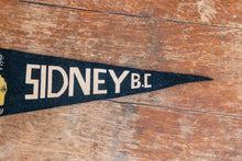 Load image into Gallery viewer, Sydney BC Canada Felt Pennant Vintage British Columbia Wall Art Decor - Eagle&#39;s Eye Finds
