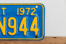 Load image into Gallery viewer, Ontario 1972 Snowmobile License Plate Vintage Canada Wall Hanging Decor - Eagle&#39;s Eye Finds
