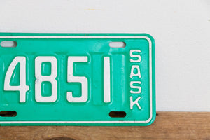 Saskatchewan 1969 Motorcycle License Plate Vintage Canadian Wall Hanging Decor - Eagle's Eye Finds