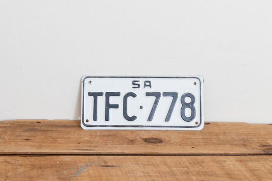 South Australia 1976 Motorcycle License Plate Vintage Canadian Wall Hanging Decor - Eagle's Eye Finds