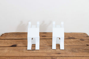 The End Bookends Vintage Mid-Century Modern Shoya Bookends - Eagle's Eye Finds