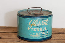 Load image into Gallery viewer, Glascote Enamel Photography Supply Tin Vintage Long Island New York Advertising - Eagle&#39;s Eye Finds
