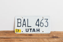 Load image into Gallery viewer, Utah 1986 License Plate Vintage Wall Hanging Decor - Eagle&#39;s Eye Finds
