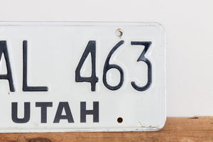 Utah 1986 License Plate Vintage Wall Hanging Decor - Eagle's Eye Finds