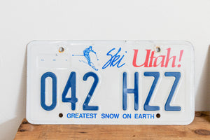 Utah 1996 License Plate Pair Vintage Wall Hanging Decor - Eagle's Eye Finds