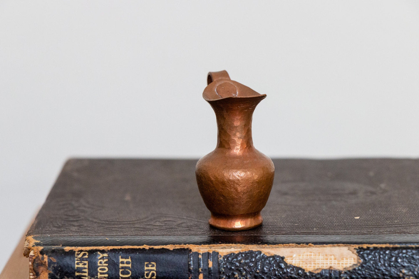 Mini Rustic Pitcher Vintage Metal Water Jug - Eagle's Eye Finds