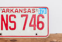 Load image into Gallery viewer, Arkansas 1973 License Plate Vintage Wall Hanging Decor - Eagle&#39;s Eye Finds
