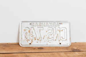 Arkansas 1973 License Plate Vintage Wall Hanging Decor - Eagle's Eye Finds