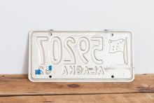 Load image into Gallery viewer, Alaska 1963 License Plate Vintage 1962 Wall Decor - Eagle&#39;s Eye Finds
