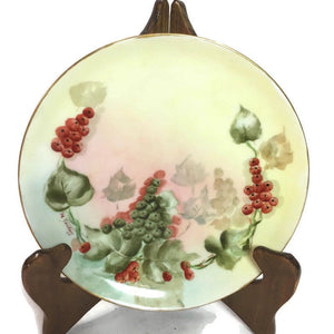 Currants Plate Vintage Haviland China Spring Decor - Eagle's Eye Finds