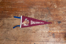 Load image into Gallery viewer, Dalhart Texas Cowboy Felt Pennant Vintage Maroon TX Wall Decor - Eagle&#39;s Eye Finds
