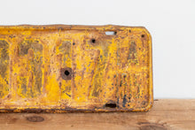Load image into Gallery viewer, Iowa 1915 License Plate Vintage Yellow Rustic Wall Hanging Decor - Eagle&#39;s Eye Finds
