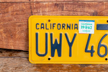 Load image into Gallery viewer, California 1956 License Plate Vintage Wall Hanging Decor - Eagle&#39;s Eye Finds
