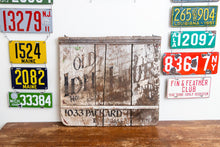 Load image into Gallery viewer, Chippy White Wooden Trade Sign Vintage Idle Hour Apartments Rustic Farmhouse Decor - Eagle&#39;s Eye Finds
