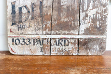 Load image into Gallery viewer, Chippy White Wooden Trade Sign Vintage Idle Hour Apartments Rustic Farmhouse Decor - Eagle&#39;s Eye Finds
