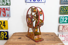 Load image into Gallery viewer, Hercules Ferris Wheel Toy Vintage Chein Tin Litho Windup - Eagle&#39;s Eye Finds
