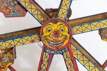 Load image into Gallery viewer, Hercules Ferris Wheel Toy Vintage Chein Tin Litho Windup - Eagle&#39;s Eye Finds
