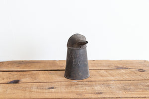 One Pint Oil Pourer Can Vintage Rustic Industrial Decor - Eagle's Eye Finds