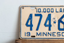 Load image into Gallery viewer, Minnesota 1954 666 License Plate Pair Vintage Wall Hanging Decor - Eagle&#39;s Eye Finds
