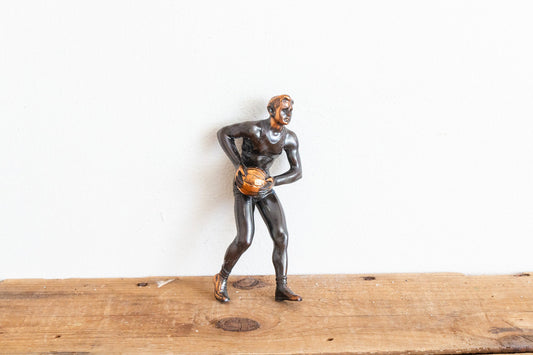 Basketball Trophy Topper Vintage Copper Sports Decor - Eagle's Eye Finds