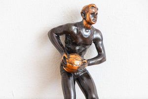 Basketball Trophy Topper Vintage Copper Sports Decor - Eagle's Eye Finds